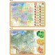 PODKŁADKA EDUKACYJNA 40X30 CM - Ogólnogeograficzna i administracyjno-drogowa mapa Polski 062