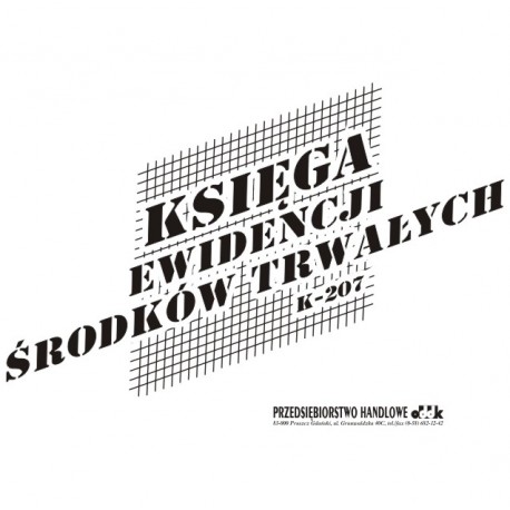 Ewidencja środków trwałych wartości niematerialnych i prawnych A4