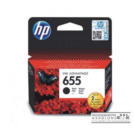 Tusz HP655 black (CZ109AE)