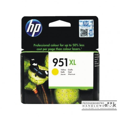 Tusz HP951xl żółty