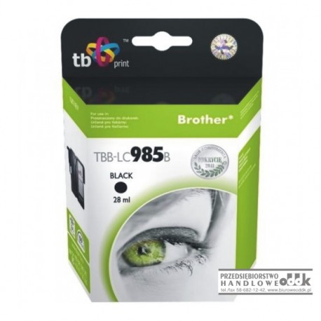 Tusz TB zamiennik Brother LC985B czarny