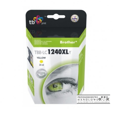 Tusz TB zamiennik Brother LC1240Y żółty