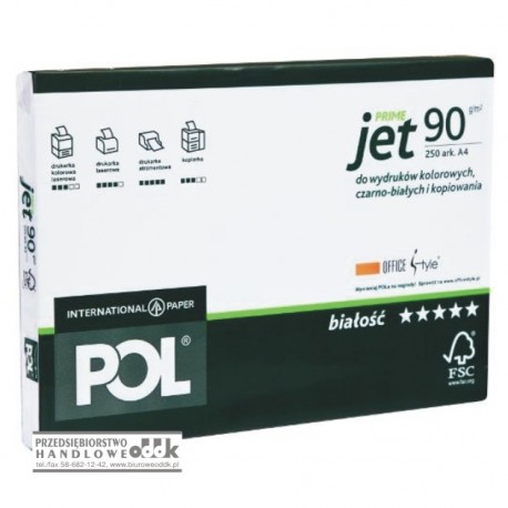 Papier ksero A4 POLJET 90g