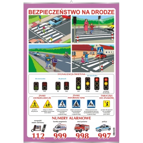 Plansza VISUAL SYSTEM - Bezpieczeństwo na drodze