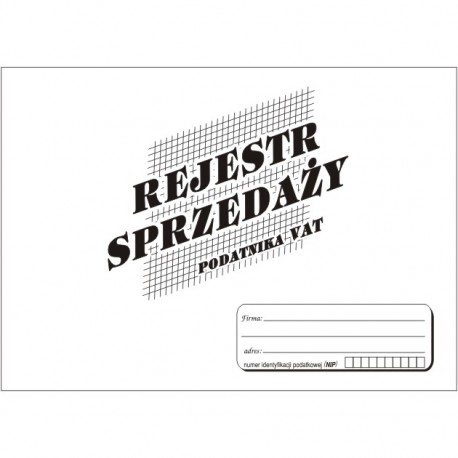 Rejestr sprzedaży podatników VAT A5