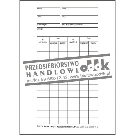 Karta książki