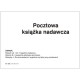 Pocztowa książka nadawcza A5