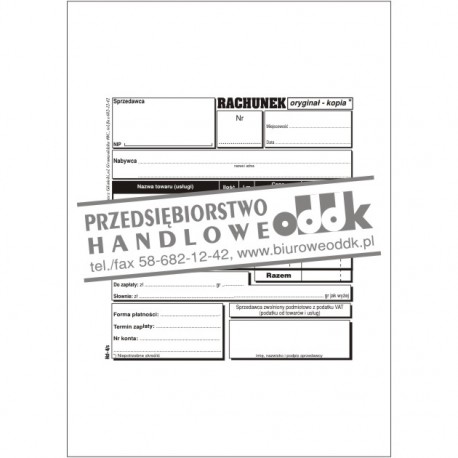 Rachunek 2/3 A5