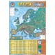 Plansza&nbsp;VISUAL SYSTEM - Europa - mapa fizyczna