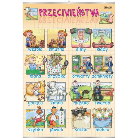 Plansza &nbsp;Przeciwieństwa - wysoko i nisko
