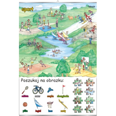 &nbsp;Plansza Poszukaj na obrazku - Sport