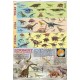 Plansza&nbsp;VISUAL SYSTEM - Dinozaury i inne gady prehistoryczne