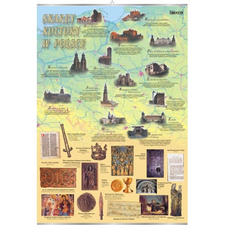 Plansza&nbsp;VISUAL SYSTEM - Skarby kultury w Polsce
