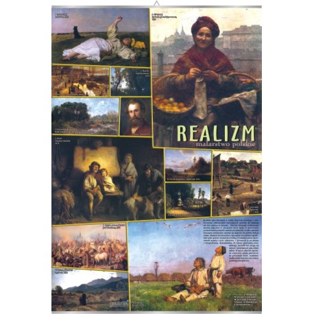 Plansza VISUAL SYSTEM - Realizm - malarstwo polskie