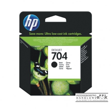 Tusz HP704 czarny