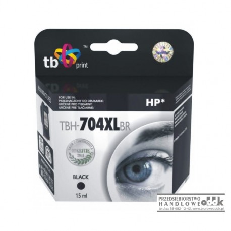 Tusz TB zamiennik HP704 czarny