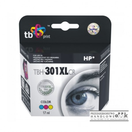 Tusz TB zamiennik HP301xlCr kolorowy
