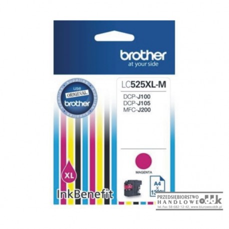 Tusz BROTHER LC525XLM purpurowy