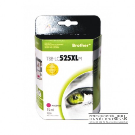 Tusz TB zamiennik Brother LC525XLM purpurowy
