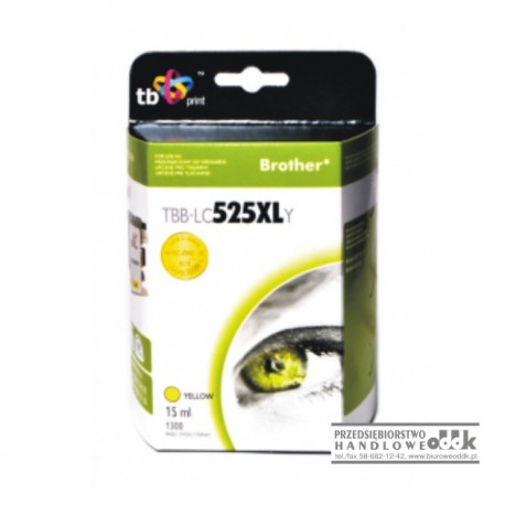 Tusz TB zamiennik Brother LC525XLY żółty