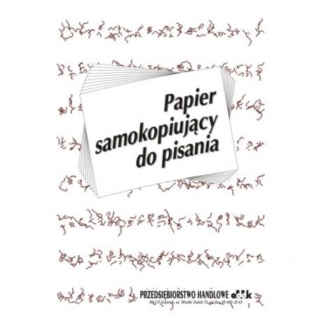 Blok samokopiujacy A4 PH ODDK