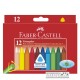 Kredki świecowe 12 kol. Jumbo FABER-CASTELL