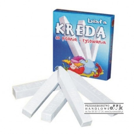 Kreda biała 6 szt. MAR-BOR