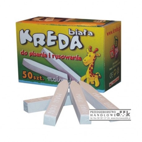 Kreda biała 50 szt. MAR-BOR