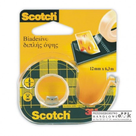 Taśma dwustronna SCOTCH 136D z dyspenserem
