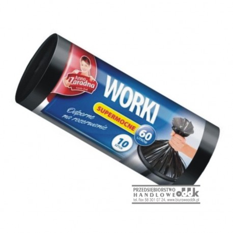 Worki na śmieci Supermocne 60l ANNA ZARADNA