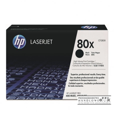 Toner HP 80X czarny