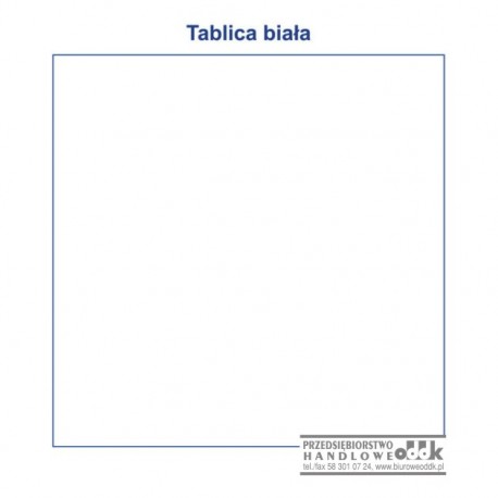 Tablica biała - nakładka magnetyczna