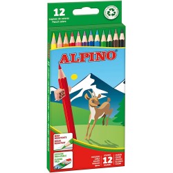 Kredki ołówkowe Alpino 12 kolorów