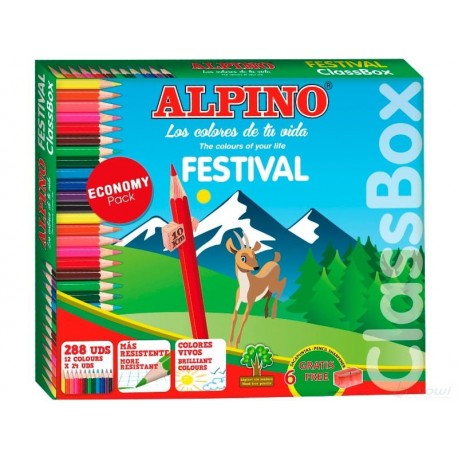 Kredki ołówkowe Alpino 288 szt.